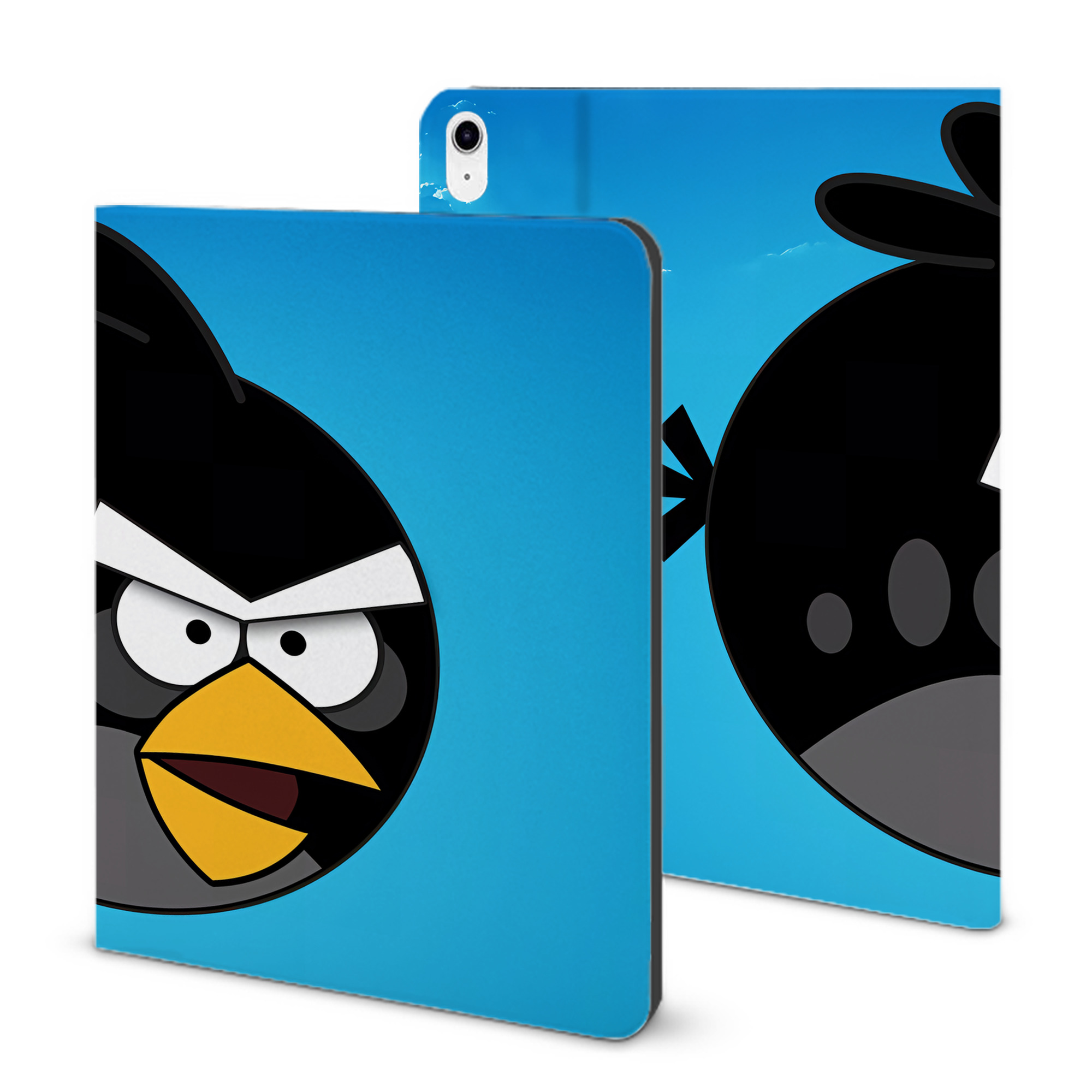 （画像用） Angry Birds アングリーバード IPad ケース ブック型 PUレザー TPU 耐衝撃 軽量 薄型 ペン収納なし 全面保護 IPad 各モデル対応